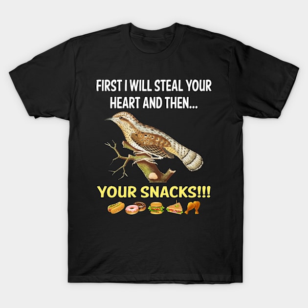 Steal Heart Wryneck 01 T-Shirt by blakelan128